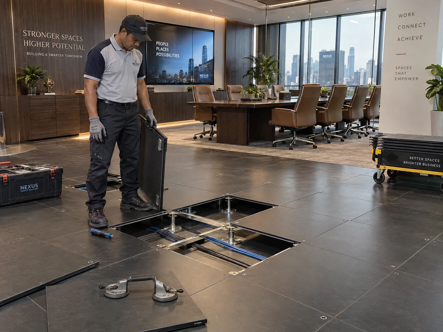 Raised Floor Works